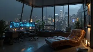 Rainy City Deep Work Music for Ultimate Focus & Concentration