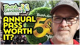 Was the Busch Gardens Williamsburg Annual Pass Worth It? Food & Wine Festival, Merch Haul & Review!