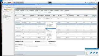 Création et gestion d'une base de donnée mySQL avec phpMyAdmin .