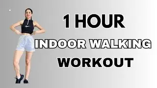 60 Minutes  Walking Cardio Workout for Weight Loss 🔥 Burn Fat at Home | No Equipment