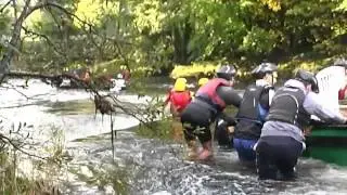 Buckfastleigh to Totnes Raft Race - Organised by The Rotary Club of Totnes, South Hams, South Devon