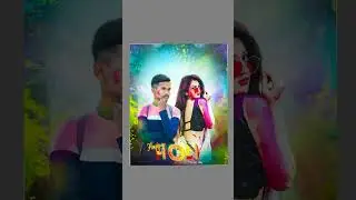 Picsart Holi Photo Editing | Holi Special Photo Edit 2023 | #holi #trending #shorts #viral