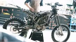 The surron ultra bee unboxing and assemble , customize the stickers