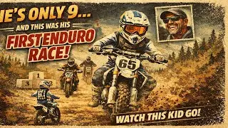 He’s Only 9… And This Was His First Enduro Race. Spoiler Alert, Carlos Ramos Made The Podium #rider