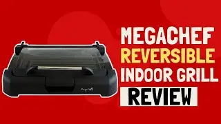 MegaChef Heavy Gauge Aluminum Reversible Indoor Grill