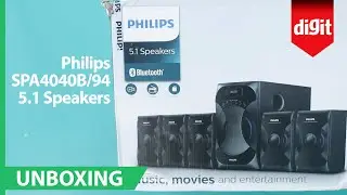 Распаковка колонок Philips SPA4040B/94 5.1