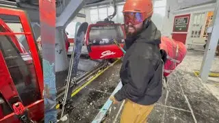 What Is Wind ~ Can It Blow Your Ski Off Gondola Ski Rack? Almost! Blustery End to New England Thaw