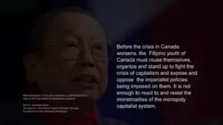 Keynote Message to Sulong Kabataan Conference 2016 and to the Founding of Anakbayan Canada