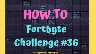 Fortbyte Challenge #36 Accessible by Sentinel on a Frozen Island Guide || Season 9 Fortnite