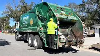 Waste pro garbage truck day