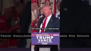 Trump Challenge to Harris for Debate? 🤔