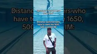 When Sprinters Complain About a 100 😭 | Swim Meme