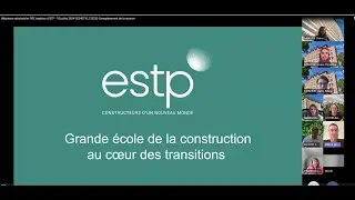 Replay - Webinaire admissibles Programme grande école ingénieur ESTP 2024