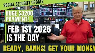Ready, banks! The $3200 Social Security payment arrives on Feb 1st 2026.