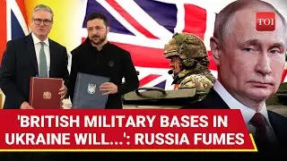 UK, Ukraine Sign 100-Year Defence Deal; 'British Military Bases Will...' | Russia Roars