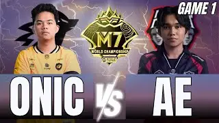 M7 WORLD CHAMPIONSHIP | KNOCKOUT STAGE DAY 8 | GAME 1 | ONIC VS AE