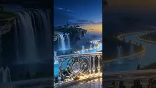 Celestial Crystal Palace Architecture | Sky Bridges, Star Observatory & Portal Gate (Fantasy Short)