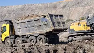 Operator skill poklen machine good fast loading अच्छे ऑपरेटर का पहचान बढ़िया लोडिंग