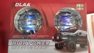 || DLAA HALOGEN LAMP FOR CARS || HIGH POWER || FOG LAMP || UNBOXING ||