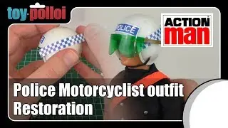 Vintage Action Man Police Motorcyclist Outfit Restoration - Toy Polloi
