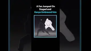 A Fan Jumped OnStaged and #Kanye Embraced him  #knoeffort #rap #hiphopartist #ytshorts #hiphopnews