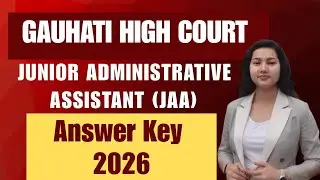 JAA Answer Key OUT! 🔥 Gauhati High Court Exam 1 Feb | All Questions Solved + Cutoff #viral