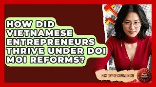 How Did Vietnamese Entrepreneurs Thrive Under Doi Moi Reforms? - History of Communism
