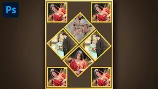How to make collage  Photo Album in photoshop cs6 | Photoshop cs6 Tutorial Ps learning