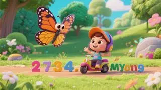 Butterfly Counting Song for My Little Ride | Kids Counting & Nursery Rhyme