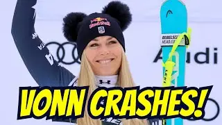 BREAKING: Lindsey Vonn Crashes & Injures Knee. Will She Miss The Olympics?