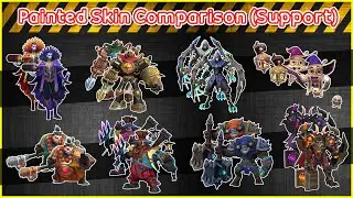 Mobile Legend - Painted Skin Comparison (Support)