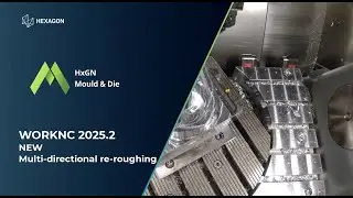 WORKNC 2025.2 | Multi-Directional Re-Roughing for Safer, Faster Machining
