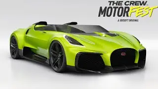 The Crew Motorfest Bugatti Veyron Barchetta Customisation & Pro Settings