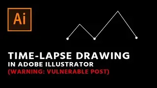 Adobe Illustrator - Time-lapse drawing