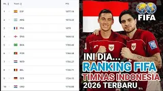Ranking FIFA Timnas Indonesia Terbaru Hari Ini | Ranking FIFA 2026 | Ranking FIFA Asia 2026 Terbaru