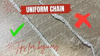 Crochet Basics How to Do a Uniform Chain