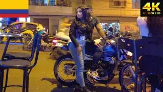 BARRIO ARANJUEZ Nightlife Medellin Colombian Walking Tour & Review [4K] 🇨🇴