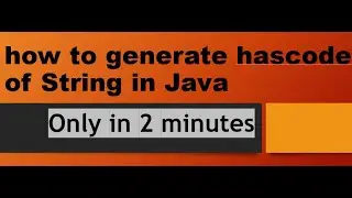 How to Generate Hashcode of String in Java