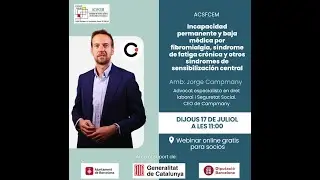 Webinar sobre incapacitat permanent i baixa m&egrave;dica amb Jorge Campmany