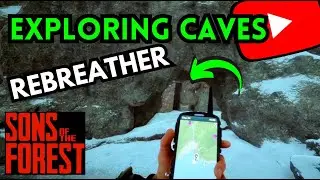 Rebreather Cave Exploring | Sons Of The Forest | #Gaming #Gamer #2023 #Survivalgames