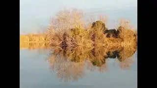Reflets et Coucher de Soleil des Lacs de Palau del vidre et Brouilla