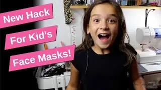 Kid-friendly mask NEW design! 3-in-1 adjustable fitting mask!