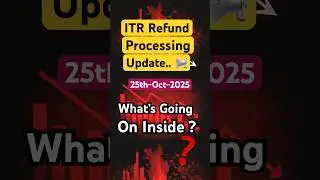 ITR Refund Latest Update: Processing Hits Record Again😳 #shorts