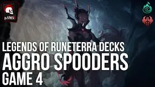 Legends of Runeterra - Spider Aggro: Tuning the new Deck to Beat | Game 4 (Platinum)