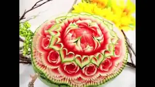 Amazing Craft Art on watermelon