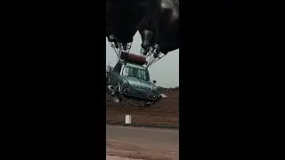 Harry Potter flying car #shorts #harrypotter
