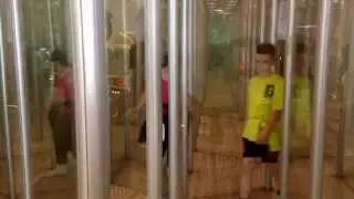 Ethan and Maddi in crystal maze