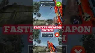 😱 Best Quick Weapon Switch Settings in CODM BR 🔥Codm Settings Tutorial 😎 #shorts #codmbr #codmiphone