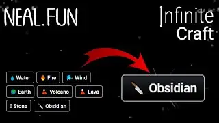 How to Get Obsidian in Infinite Craft | Make Obsidian in Infinite Craft