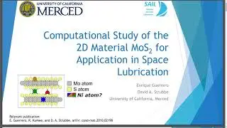 DFT Study of MoS2 for Application in Space Lubrication